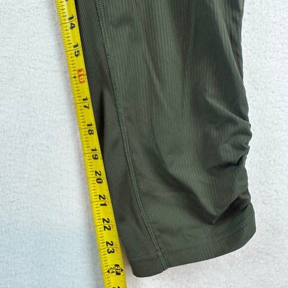 Lululemon Athletica Olive Green Joggers Womens 6 Athleisure Active Gym Running - Picture 6 of 14